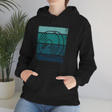 Vintage Grunge Blue Lines - Cymbals - Hoodie