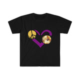 Peace, Love, Cymbals - Unisex Softstyle T-Shirt