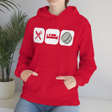 Eat, Sleep, Play - Bass Drum - Hoodie