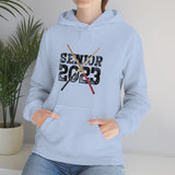 Senior 2023 - Black Lettering - Drumsticks - Hoodie