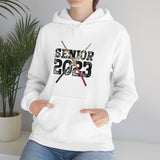 Senior 2023 - Black Lettering - Drumsticks - Hoodie