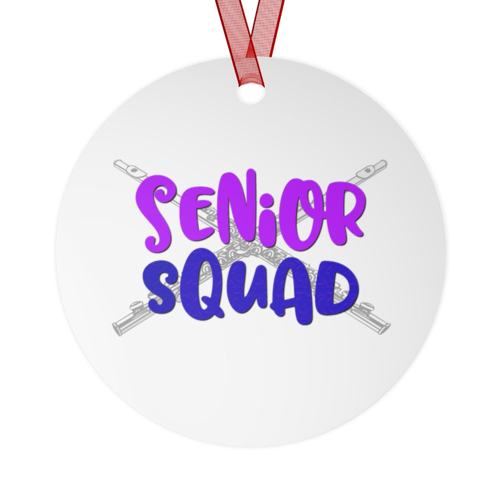 Senior Squad - Flute - Metal Ornament