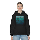 Vintage Grunge Blue Lines - Cymbals - Hoodie