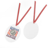 Senior Retro - Bass Drum - Metal Ornament