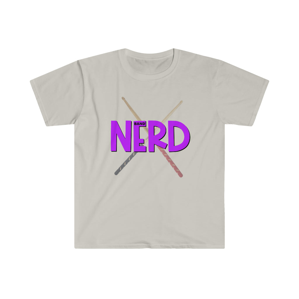 Band Nerd - Drum Sticks - Unisex Softstyle T-Shirt