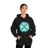 Vintage Turquoise Cloud - Drumsticks - Hoodie