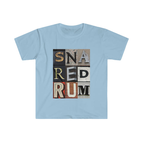 Snare Drum - Artsy Alphabet - Unisex Softstyle T-Shirt