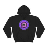 Vintage Grunge Purple Circle - Snare Drum - Hoodie