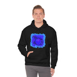 Vintage Blue Cloud - Bass Drum - Hoodie