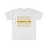 Marching Band - Retro - Gold - Unisex Softstyle T-Shirt