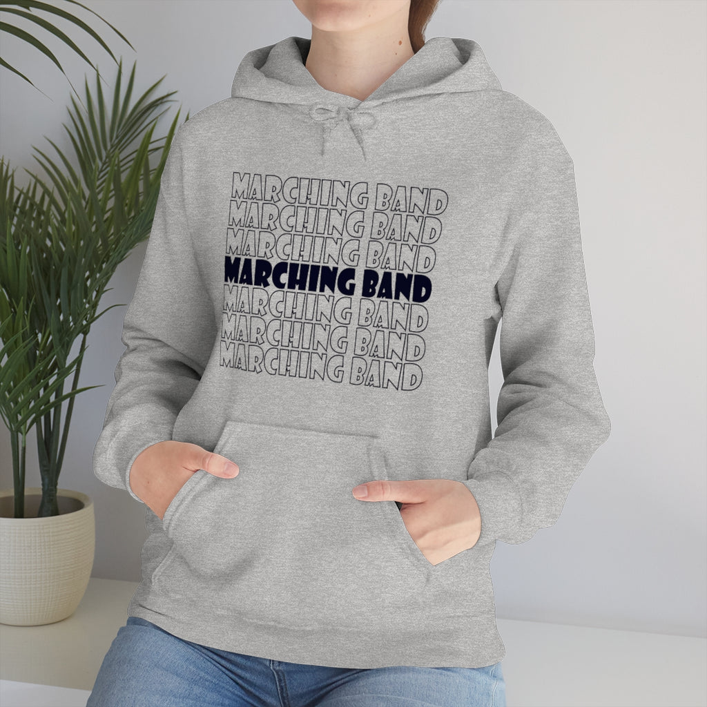 Marching Band - Retro - Navy - Hoodie