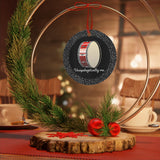 Unapologetically Me - Bass Drum - Metal Ornament