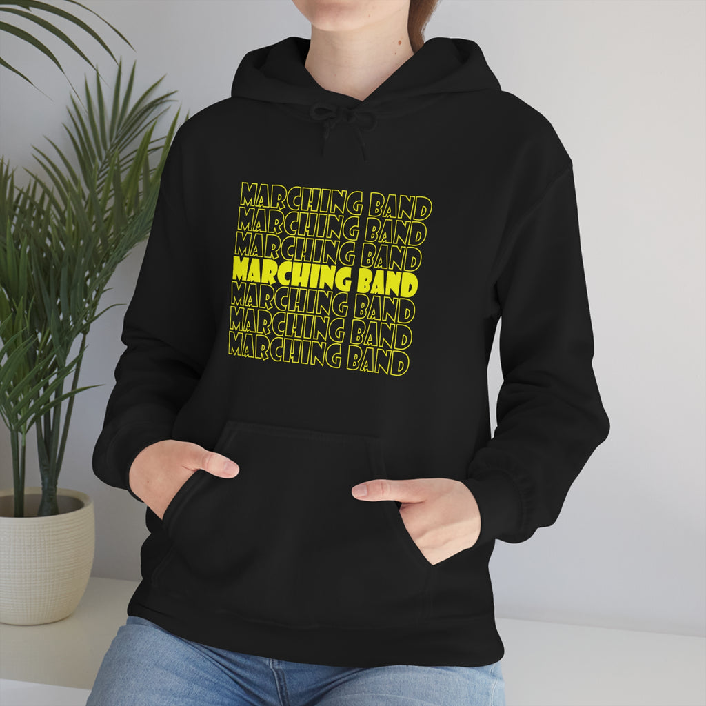 Marching Band - Retro - Yellow - Hoodie