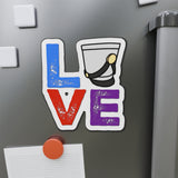 Marching Band - Love - Shako - Kiss-Cut Magnets