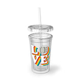 LOVE - Bass Drum - Suave Acrylic Cup