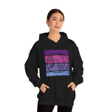 Vintage Grunge Purple Lines - Cymbals - Hoodie