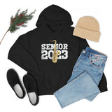 Senior 2023 - White Lettering - Tenor Sax - Hoodie