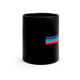 Marching Band - Retro - Bari Sax - 11oz Black Mug