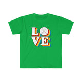 LOVE - Drumsticks - Unisex Softstyle T-Shirt