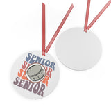 Senior Retro - Bass Drum - Metal Ornament