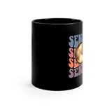 Senior Retro - Cymbals - 11oz Black Mug