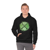 Vintage Green Cloud - Drumsticks - Hoodie