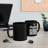 Senior 2023 - White Lettering - Quads/Tenors - 11oz Black Mug