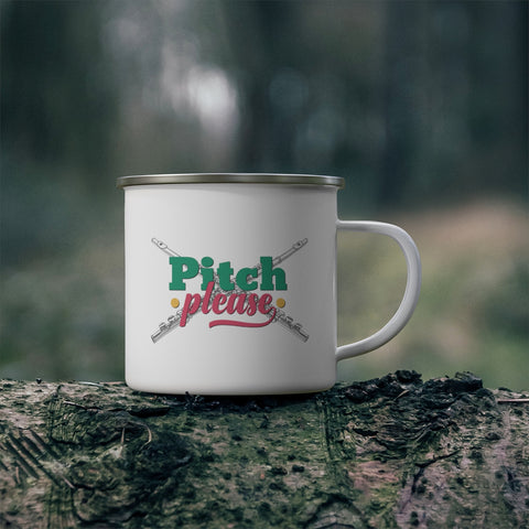 [Pitch Please] Flute - Enamel Camping Mug