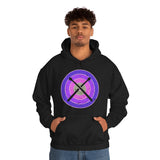 Vintage Grunge Purple Circle - Drumsticks - Hoodie