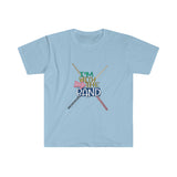 I'm With The Band - Drumsticks - Unisex Softstyle T-Shirt