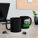 Band Geek - Snare Drum - 11oz Black Mug