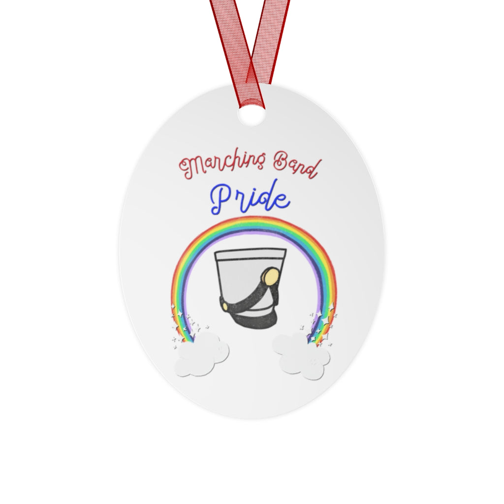 Marching Band - Pride - Rainbow - Metal Ornament