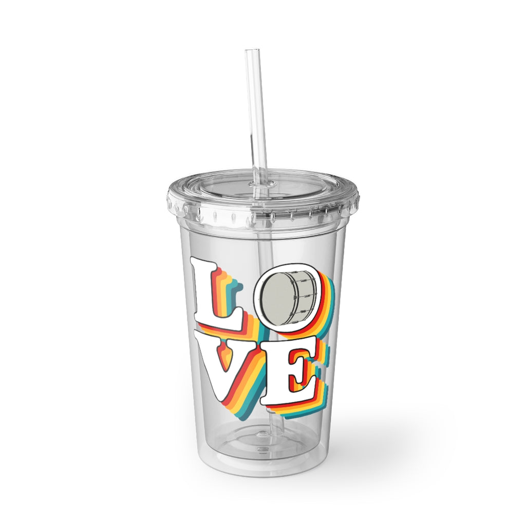 LOVE - Bass Drum - Suave Acrylic Cup