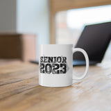 Senior 2023 - Black Lettering - Color Guard 3 - 11oz White Mug