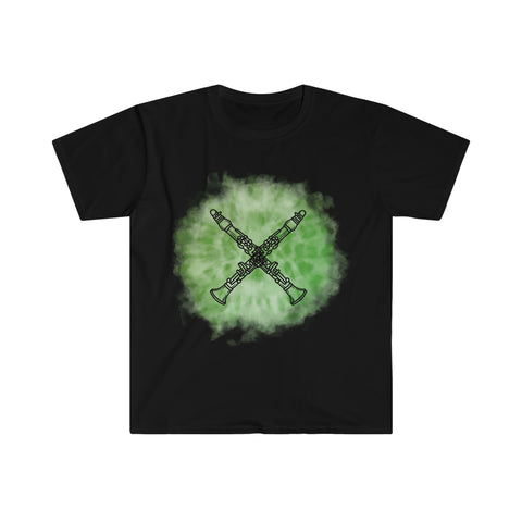 Vintage Green Cloud - Clarinet - Unisex Softstyle T-Shirt