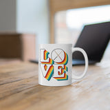 LOVE - Drumsticks - 11oz White Mug