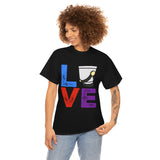 Marching Band - Love - Shako - Unisex Heavy Cotton Tee