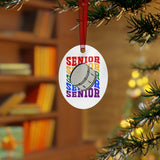 Senior Rainbow - Bass Drum - Metal Ornament