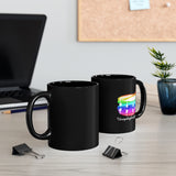 Unapologetically Me - Rainbow - Snare Drum - 11oz Black Mug