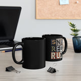 Snare Drum - Artsy Alphabet - 11oz Black Mug