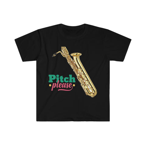 [Pitch Please] Baritone Saxophone - Unisex Softstyle T-Shirt