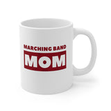 Marching Band Mom - Dark Red - 11oz White Mug