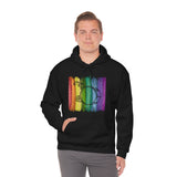 Vintage Rainbow Paint - Bass Drum - Hoodie