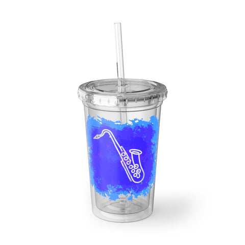 Vintage Blue Cloud - Tenor Sax - Suave Acrylic Cup