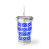 Vintage Blue Cloud - Drumsticks - Suave Acrylic Cup - Pattern