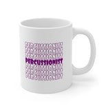 Percussionist - Retro - Purple - 11oz White Mug
