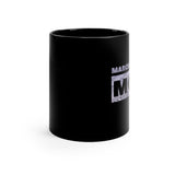 Marching Band Mom - Light Notes 2 - 11oz Black Mug