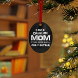 Drumline Mom - Life - Metal Ornament