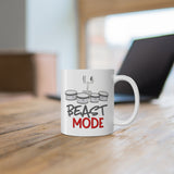 Beast Mode - Quads/Tenors - 11oz White Mug