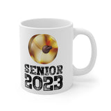 Senior 2023 - Black Lettering - Cymbals - 11oz White Mug